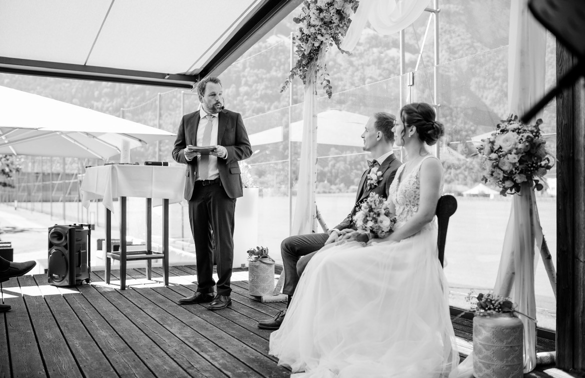 Freie Trauung von Stephanie und Matthias in den Bergen